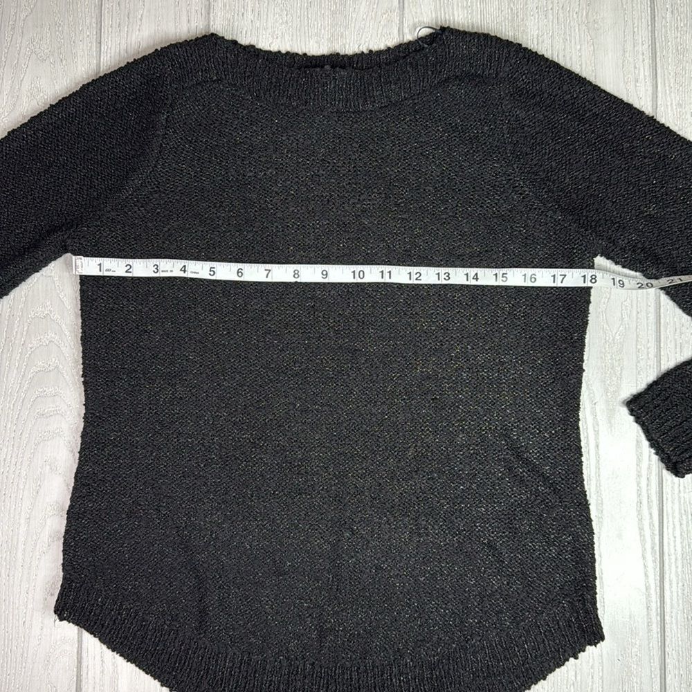 Small black Shimmery Knit sweater, I.N.C International Concepts. - Picture 6 of 8